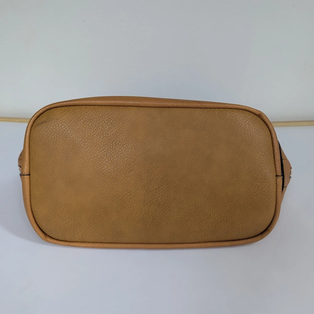 Tan Camel Unbranded Large Tote‎ Hobo Bag